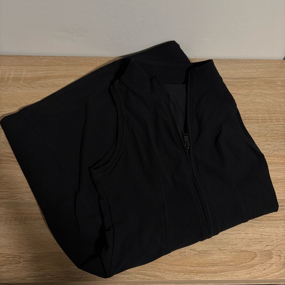 Alo Yoga Alosoft Carefree 1/2 Zip Dress Black - Picture 4 of 7